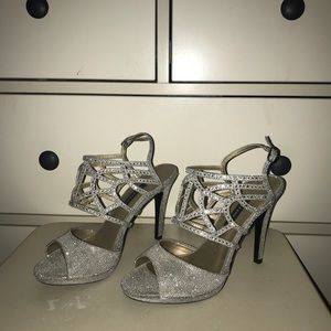 Caparros Silver Heels